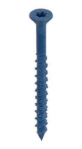 itw Tapcon 28560 3/16x2-1/4 Blue Star Drive Bugle Head Concrete Anchors 225/Box - Image 1