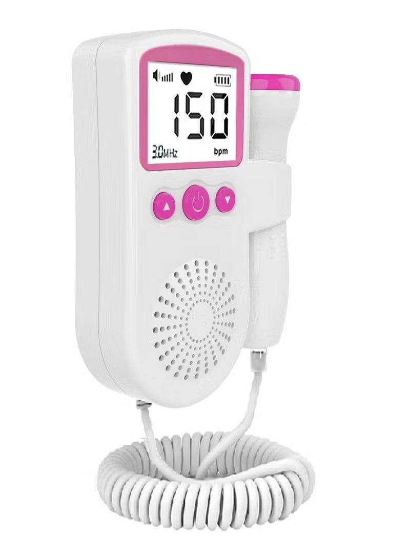 Realfrog Fetal Heart Rate Monitor, Portable Ultrasound Doppler, with LCD Screen - Image 4