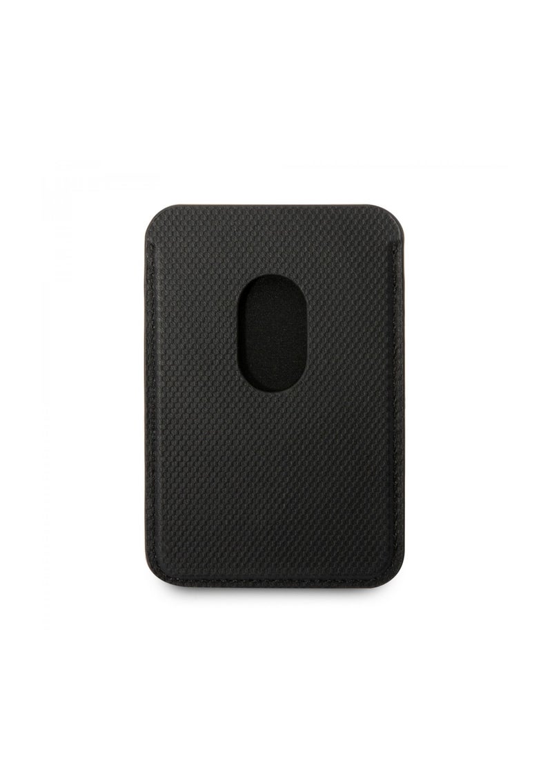 Tumi - Tumi Magsafe Card Wallet Holder With Embossed Balistic Pattern, Easy Snap-On, Strong & Powerful Magnets, Premium Quality, Compatible with Most iPhone Devices - Black - Image 1