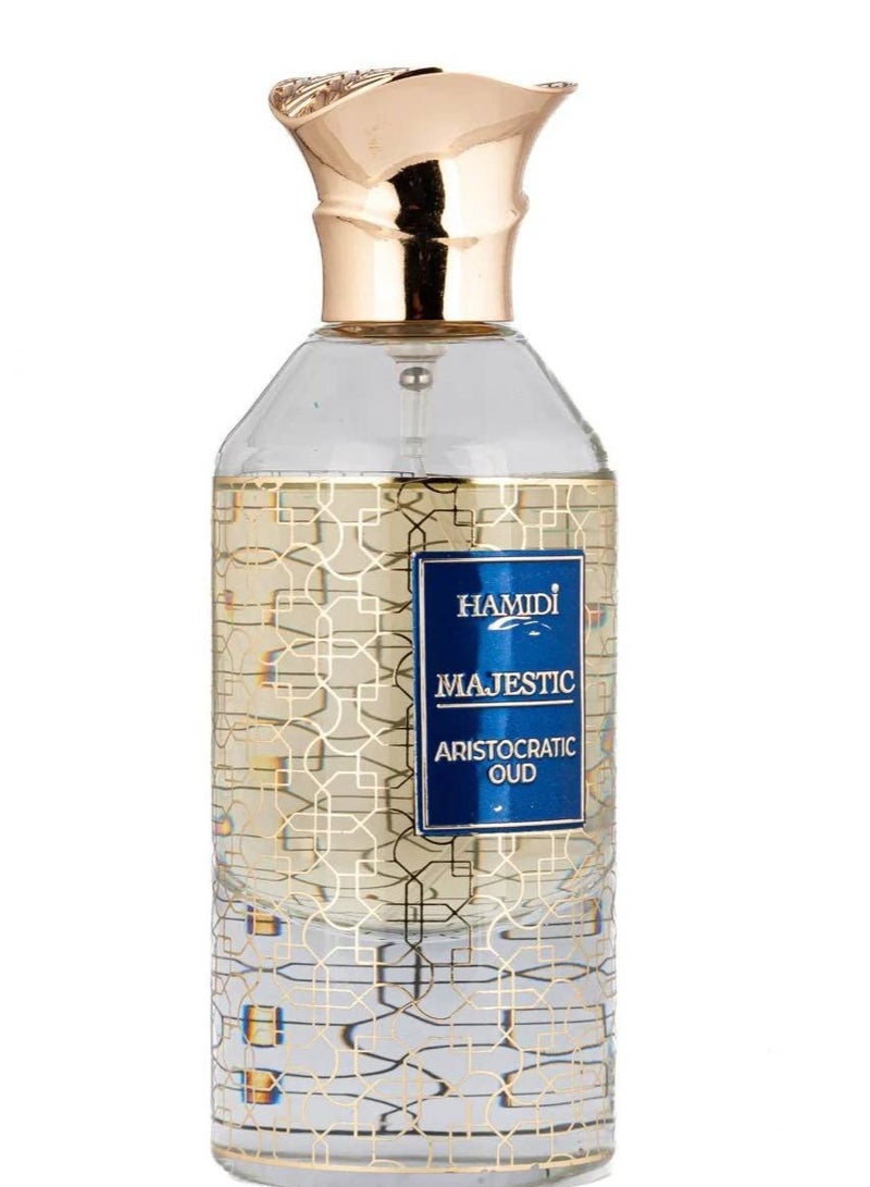 Hamidi Majestic Aristocratic Oud Perfume for Unisex Oriental Eau De Parfum 85ml, Perfumes for Men and Women - Image 1