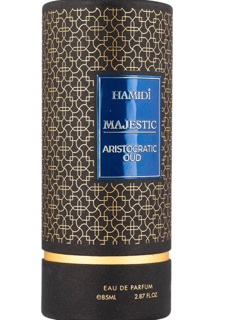 Hamidi Majestic Aristocratic Oud Perfume for Unisex Oriental Eau De Parfum 85ml, Perfumes for Men and Women - Image 2