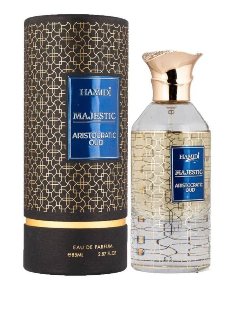 Hamidi Majestic Aristocratic Oud Perfume for Unisex Oriental Eau De Parfum 85ml, Perfumes for Men and Women - Image 3