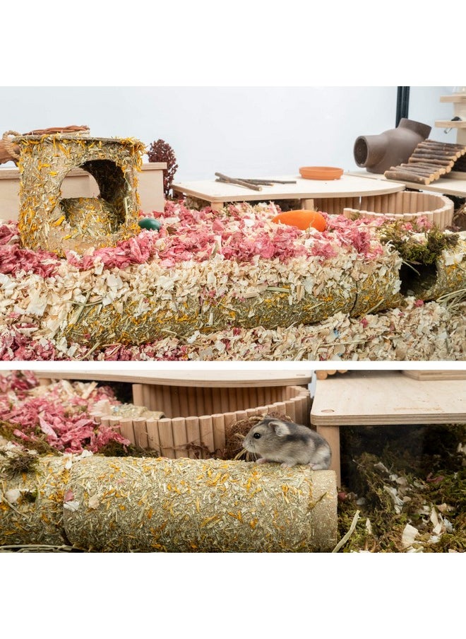 Niteangel Creative & Composable Hamster Tunnel - DIY & Build Unique Tube Burrow as Hideout for Small Sized Animals Like Hamsters Mouse Gerbils Mice (Burrow)