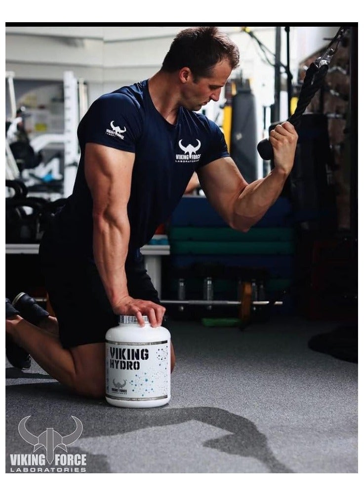 VIKING FORCE LABORATORIES Viking Hydro - Chocolate Flavour Whey Protein Hydrolisate, 4.4lb, 40 servings, 42.3g protein per serving - Image 3