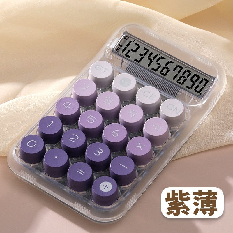Dopamine Calculator Ins Style Color High-Looking Mechanical Keyboard Student Accounting Office Small Computer - Image 1