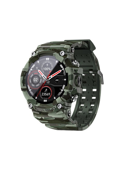 LOKMAT ATTACK 3 Smart Sports Watch 1.28'' TFT Full-touch Screen BT Call ECG Monitoring Multiple Sports Mode Music Control/Remote Camera Compatible with Android iOS