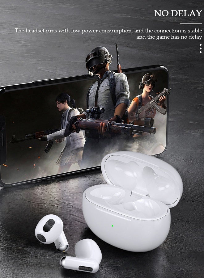 DUNISO Bluetooth Headphones Bluetooth 5.2 Wireless Earbuds Wireless Charging Case Sports Ear buds Built-in Charging Cables Waterproof In-Ear Earphones for Phone Laptop - Image 4