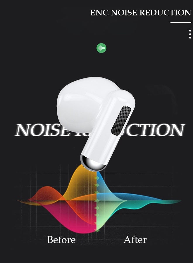 DUNISO Bluetooth Headphones Bluetooth 5.2 Wireless Earbuds Wireless Charging Case Sports Ear buds Built-in Charging Cables Waterproof In-Ear Earphones for Phone Laptop - Image 5