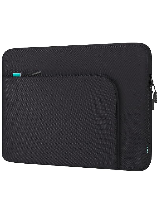 Lacdo حقيبة كمبيوتر محمولة واقية 360 درجة مقاس 14 بوصة لجهاز Dell Inspiron 14 5481 / Hp Stream 14" / Acer Spin 3 / Asus L402Ya / Hp Acer Chromebook 14 / Lenovo Flex 14 Notebook، باللون الأسود - Image 1