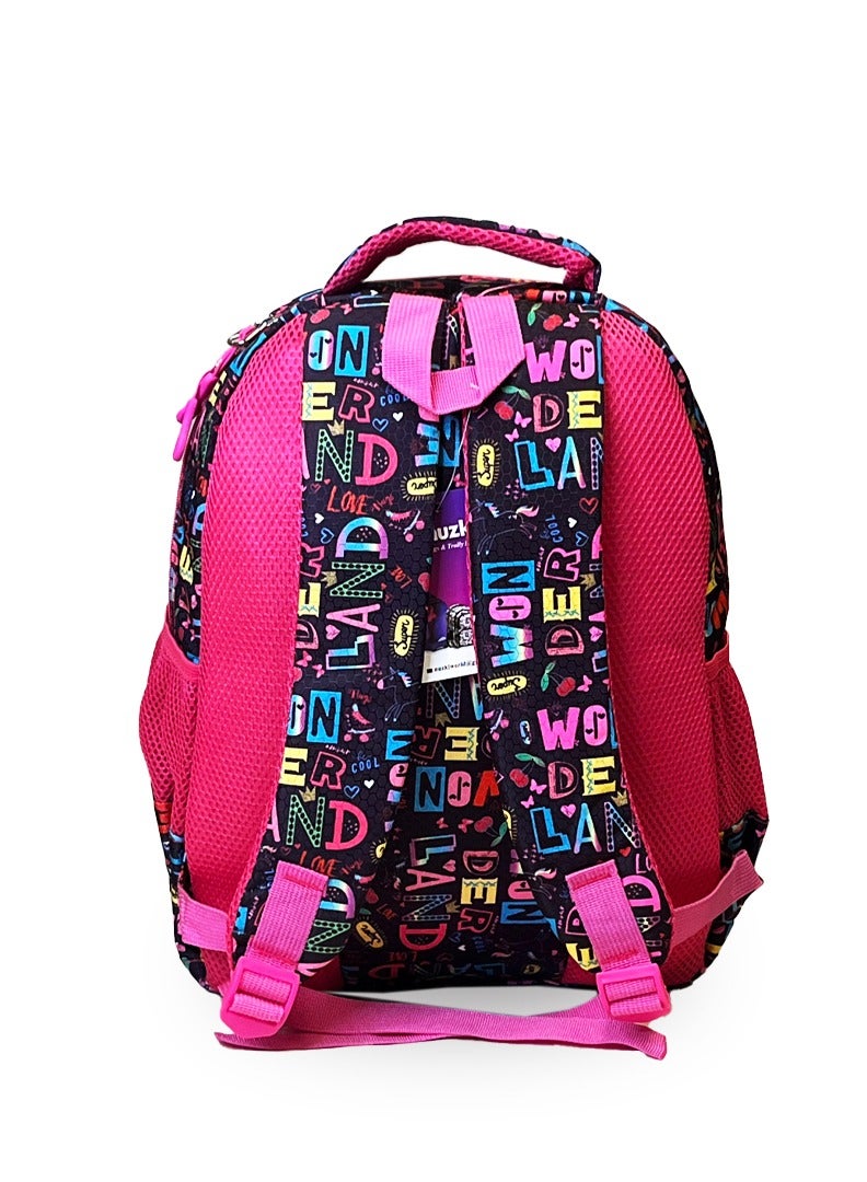 nuzki Nuzki Kids School Bag 3 Pcs/Set - Ultimate Student Backpack, Schoolbag, Pencil Case, and Lunch Bag Combo for Trendy Students - Image 2