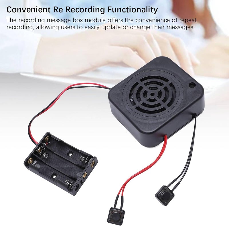 Multi-purpose fine material 2 Minutes Recordable Sound Module, DIY Voice Recording Module Supports Repeat Recording, Play Once, fit for Personalized Cards, Creative Gift Boxes Multi-demand compliant quality - Image 4