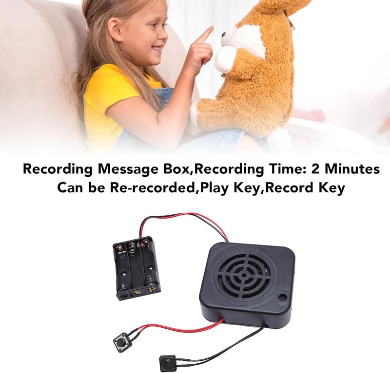 Multi-purpose fine material 2 Minutes Recordable Sound Module, DIY Voice Recording Module Supports Repeat Recording, Play Once, fit for Personalized Cards, Creative Gift Boxes Multi-demand compliant quality - Image 2