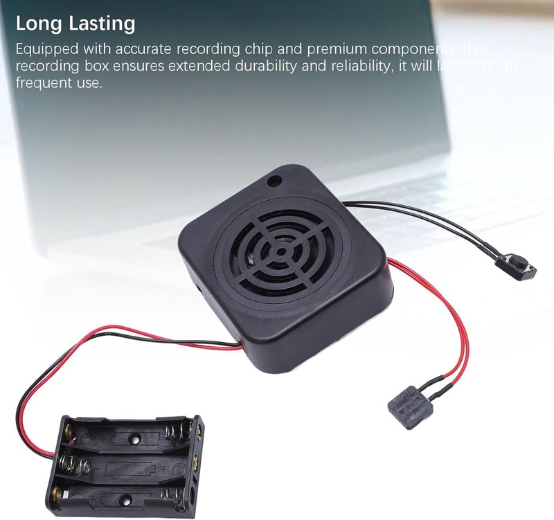 Multi-purpose fine material 2 Minutes Recordable Sound Module, DIY Voice Recording Module Supports Repeat Recording, Play Once, fit for Personalized Cards, Creative Gift Boxes Multi-demand compliant quality - Image 5