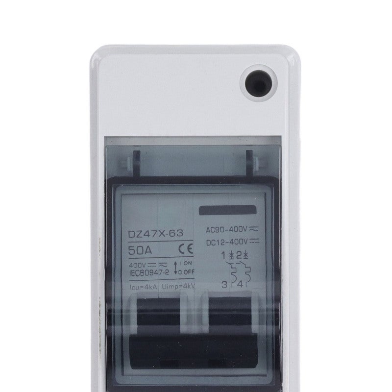Dc Circuit Breaker 12-400 V Dc IP65 Waterproof Dust Resistant - Long Lasting Solar Circuit Breaker for Outdoor Solar Panel Systems, Photovoltaic Arrays, Caravan Solar - Image 3