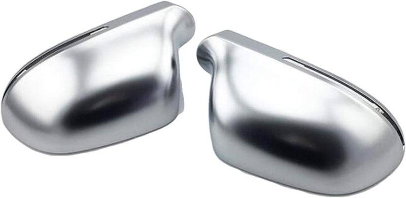 Vuzmode Matt Chrome Car Wing Mirror Caps - Image 1