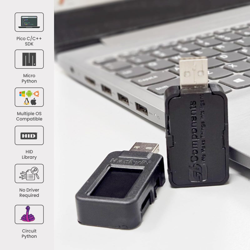 Sb Components HackyPi - Ultimate DIY USB Hacking Tool for Security Professionals and Ethical Hackers, DIY Programmable Hacking USB for Educational Purposes - Image 5
