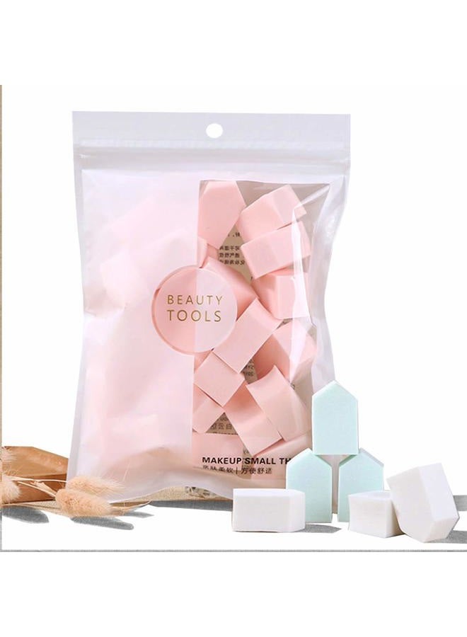 Aturmon 25 PCS Makeup Blenders Sponges Set, Use for Dry and Wet, Perfect for Full Face Curve Blending, Cream, Liquid, Powder Foundation Cosmetics, Latex Free & Soft & Flexible, Pentagon - Image 1