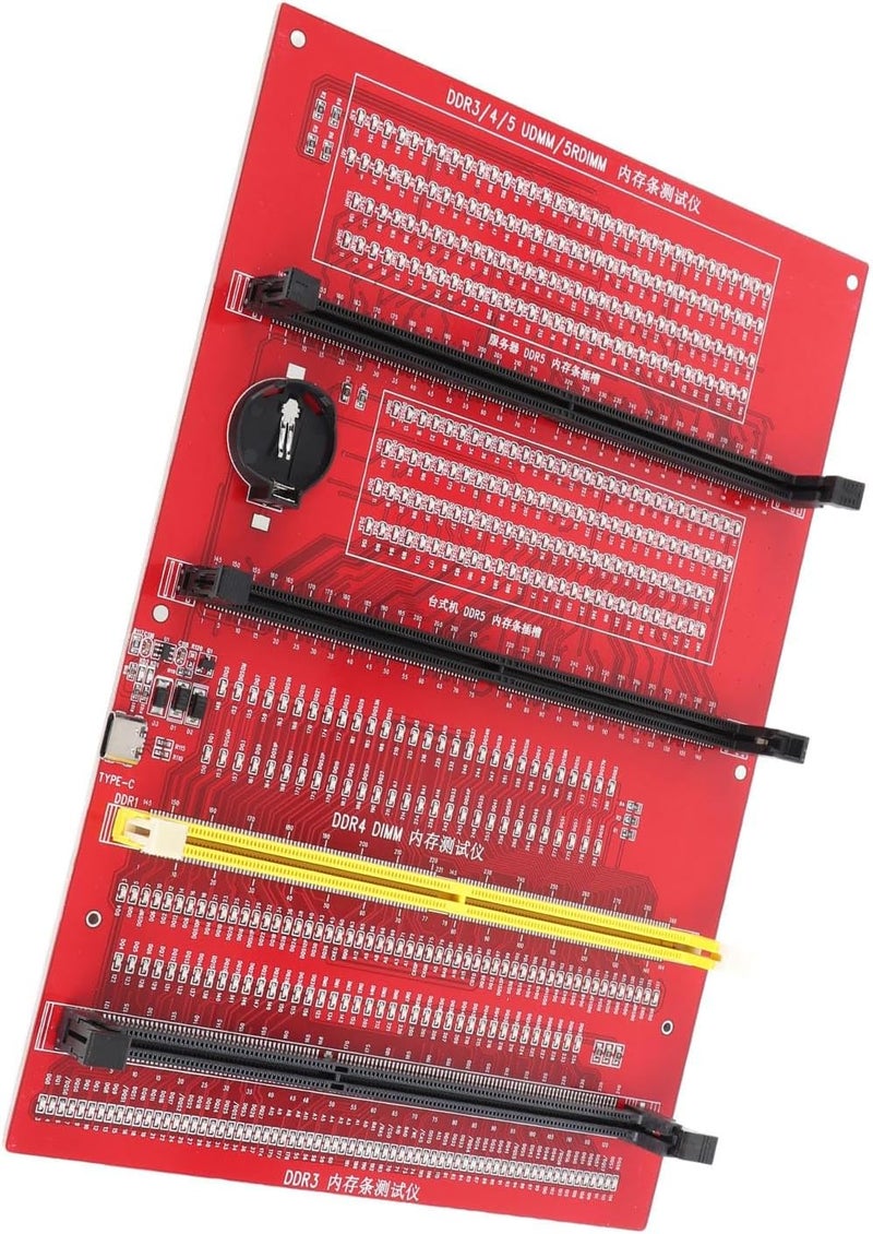 كارت تشخيص وتحليل تخزين RAM من Keenso، شحن سريع لـ DDDR3 DDR4 DDR5UMD DDR5RDIMM مع مؤشر لاختبار الأجهزة - Image 1