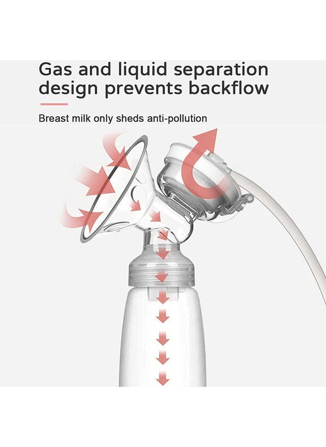 Generic - Double Electric Breast Pump Hands Free Breast Pump for Breastfeeding 2 Modes & 9 Adjustable Levels Low Noise Anti-Backflow USB Powered with 2pcs 150ml Milk Bottles - Image 1