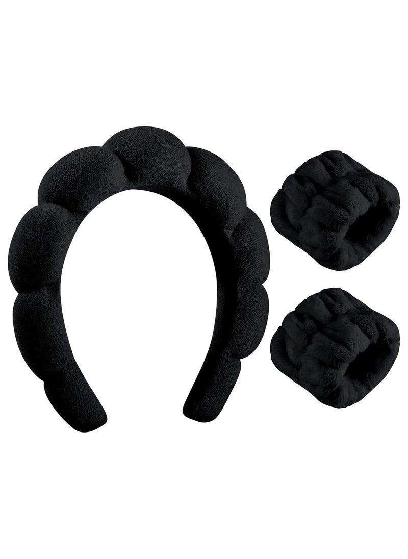 WSICSE - WSICSE Skincare Headbands Sponge Spa Headband for Women Makeup Headband for Women Teen Girl Valentines Day Gifts Trendy - Image 1