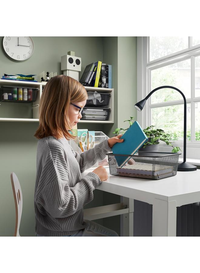 زبون صندوق تخزين شبكي، رمادي غامق، 20×30×10 سم - Image 3