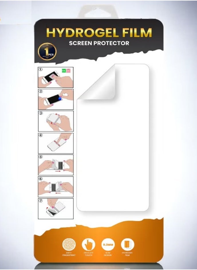 vesus 8 Pro Hydrogel Film Screen Protector Clear - Ultra-Clear, Scratch-Resistant, Self-Healing, Full Coverage, Bubble-Free Installation, Soft Touch for Phones - Image 3