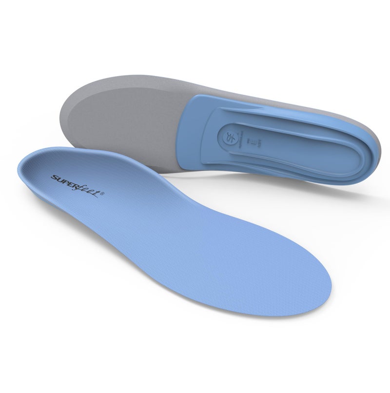 Superfeet All-Purpose Support Medium Arch Insoles (Blue) - Trim-To-Fit Orthotic Shoe Inserts - Professional Grade - Men 9.5-11 / Women 10.5-15 - Image 1