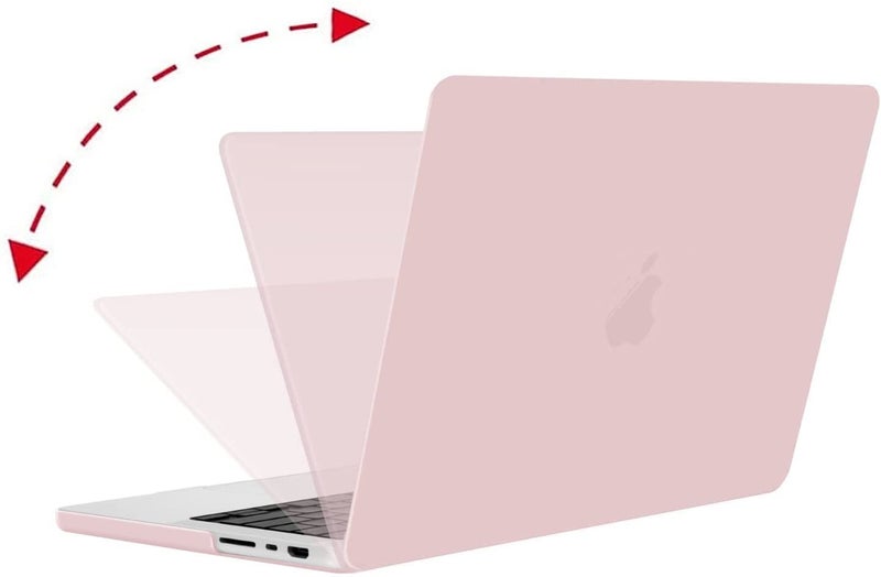 MOCA Case for New MacBook Air 13.6-inch (M4 A3240, M3 A3113, M2 A2681) with Touch ID, 2025 2024 2022 Release – M2 M3 M4 Air 13 Laptop Protective Plastic Hard Cover (Baby Pink) - Image 5