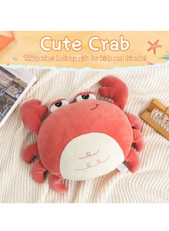SYOSI Stuffed Crab Plush Toy, Crab Stuffed Animal Plush Pillow, Kids Ocean Crab Pillow Crab Toys for Kids, Crab Plushie Crab for Home Decor, Orange Crab Toy Gifts Stuffed Animals (16 Inch)  - Image 2