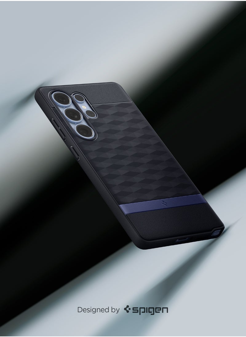 Spigen - Parallax MagFit for Samsung Galaxy S25 ULTRA MagSafe Case Cover Mil Grade - Navy Violet - Image 1