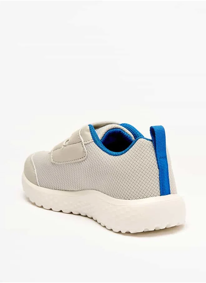 داش Boys Textured Sports Shoes with Hook and Loop Closure