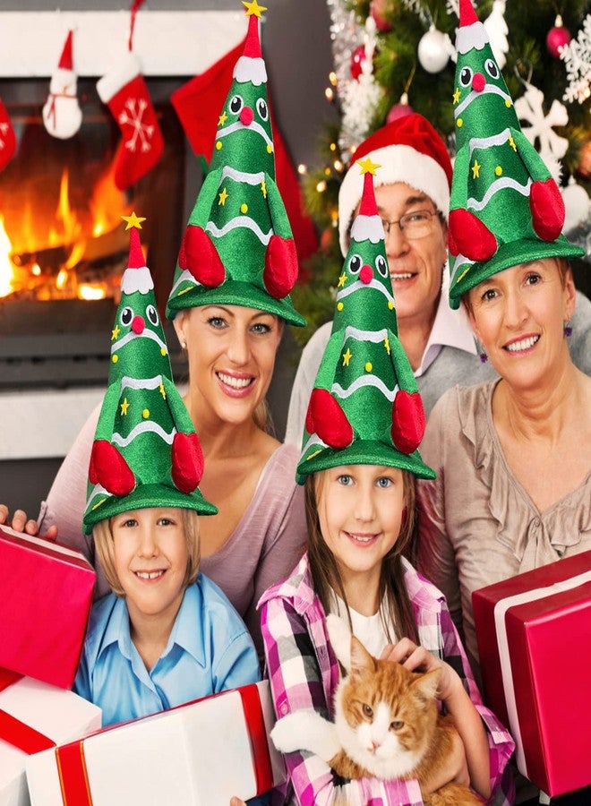 DANCELF Christmas Funny Tree Hat, Novelty Santa Hats,Xmas Holiday Cap for Adults,Cute Christmas Tree Topper, Unisex, Velvet,Christmas Theme Costume, Winter Party Favors - Image 5