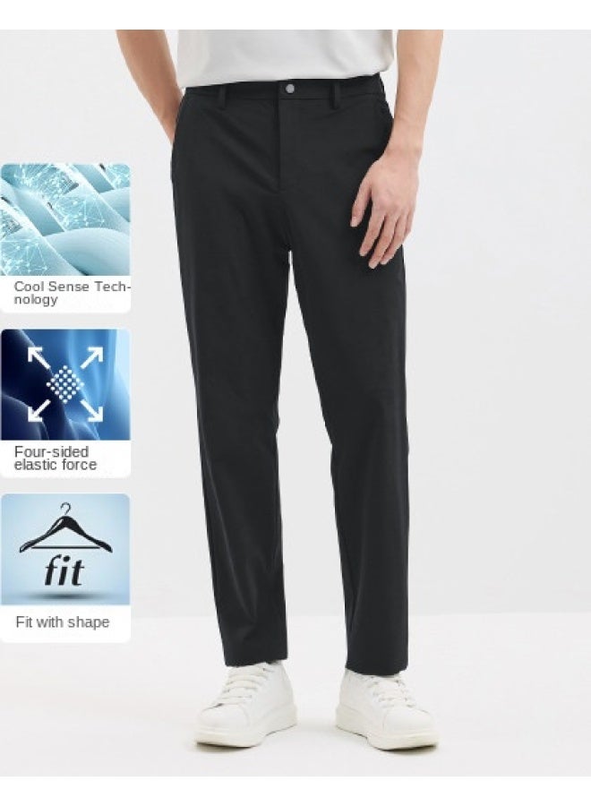 Septwolves Cool & Breathable】summer Business Casual Versatile Trousers With Uv Protection And Four-way Stretch Pants - Image 1