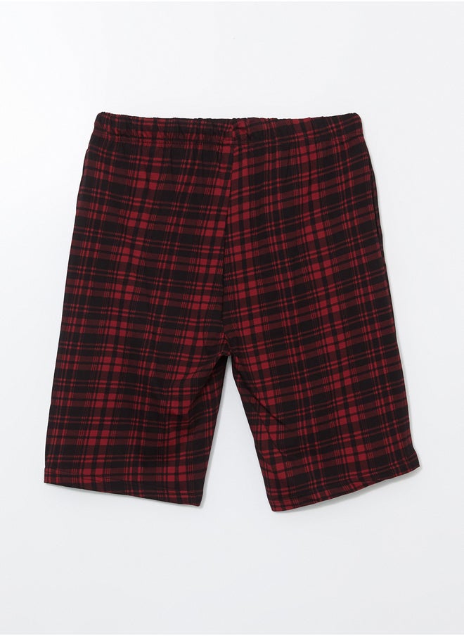 LC WAIKIKI Standard Fit Men's Shorts Pajama Set  - Image 5