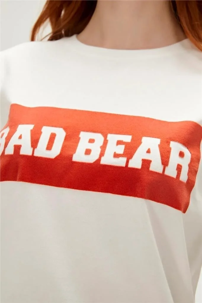 باد بير Badbear Alıana Women's T-Shirt Candy White