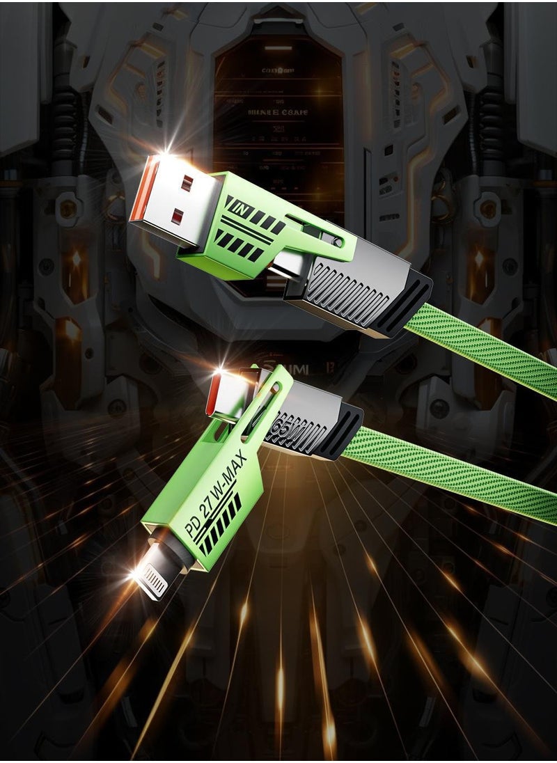 Generic - 4 in 1 data line,fast charging data cable,usb conector,suitable for iphone samsung,vivo,remi,huawei anykind ofmobil - Image 1