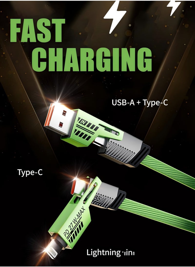 Generic - 4 in 1 data line,fast charging data cable,usb conector,suitable for iphone samsung,vivo,remi,huawei anykind ofmobil - Image 1
