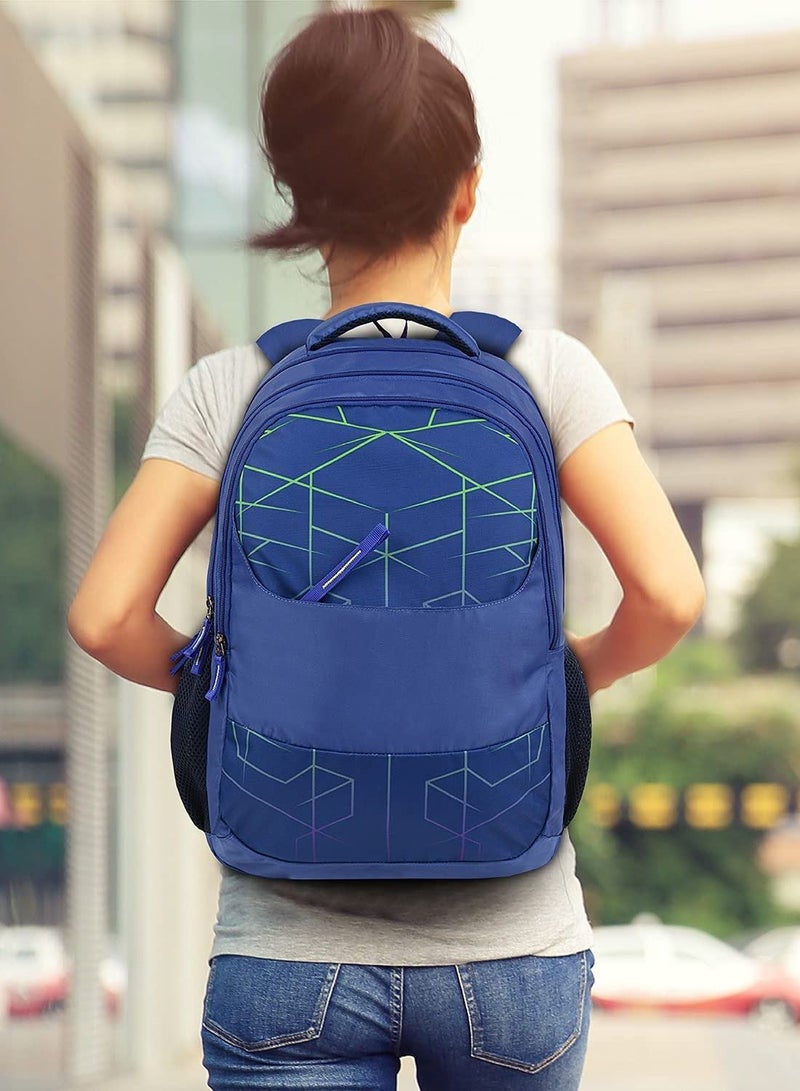 Hitech 35 Litres Water Resistant Backpack Blue - Image 3