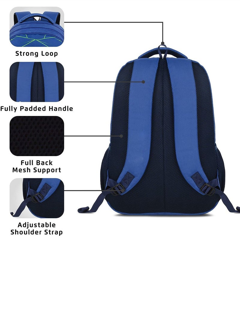Hitech 35 Litres Water Resistant Backpack Blue - Image 5