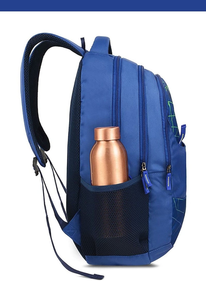 Hitech 35 Litres Water Resistant Backpack Blue - Image 2