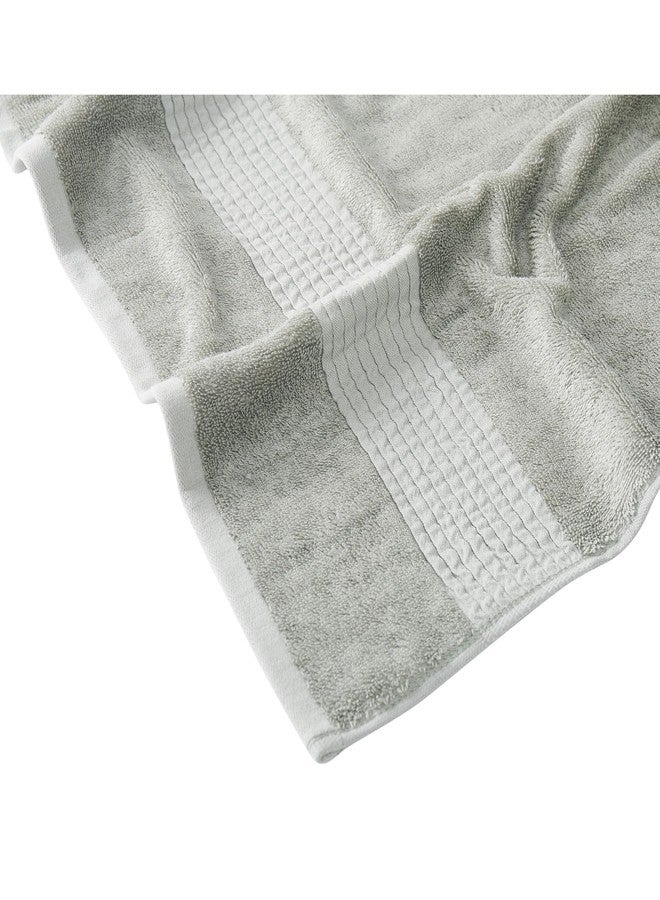 Brooklyn Loom Cotton TENCEL™ Sage Green Cotton 6-Piece 6 Piece Set Towel, Solid Themed, for Men and Women, OEKO-TEX Certified Confidence - Image 3