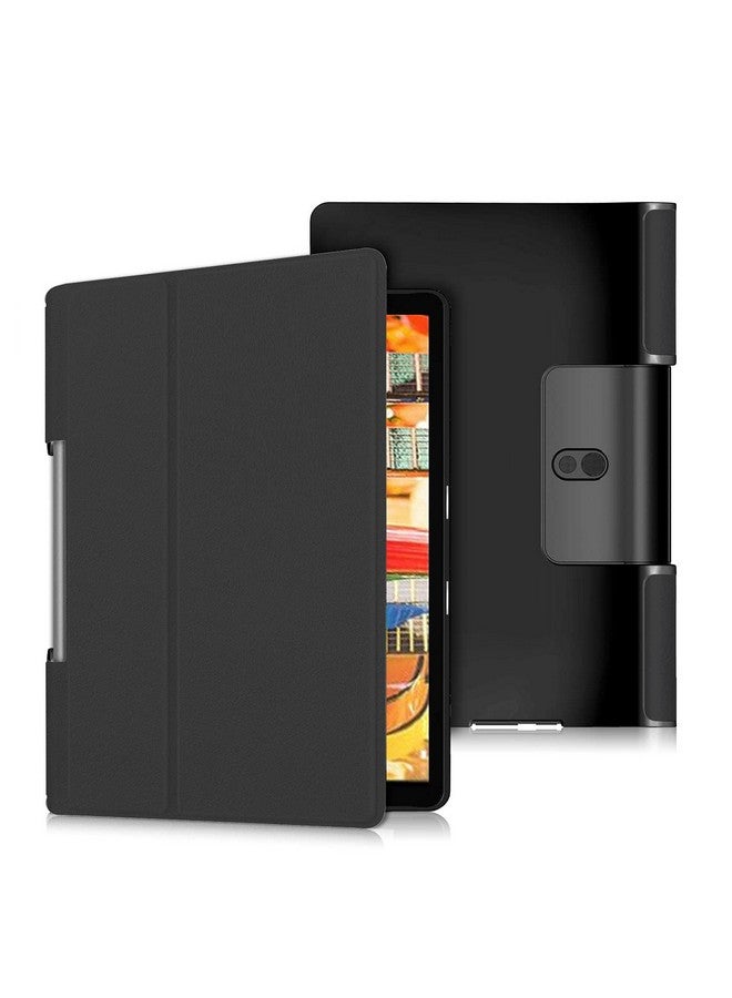 Smart Flip Case Cover for Lenovo Yoga Smart Tab 10.1 YT-X705X/YT-X705F - Black - Image 1