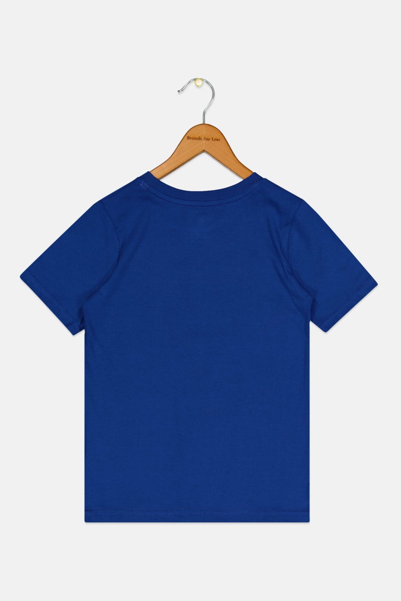 NBA Kids Boy Dallas Mavericks Basketball T-Shirt, Blue - Image 2