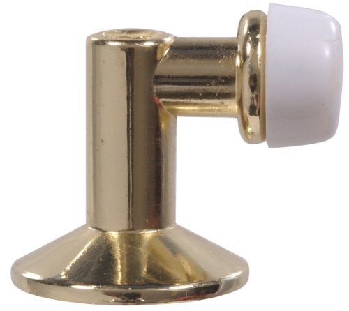 Hardware Essentials 851325 Standard Floor Door Stop Brass - Image 1