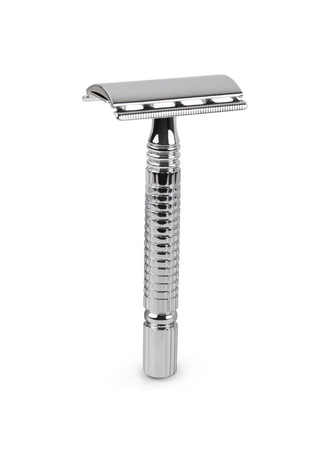 QSHAVE Men Or Women Short Handle Classic Double Edge Lighter Travel Safety Shaving Razor 1 Pc - Image 3