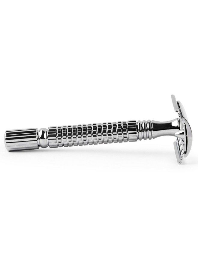 QSHAVE Men Or Women Short Handle Classic Double Edge Lighter Travel Safety Shaving Razor 1 Pc - Image 4