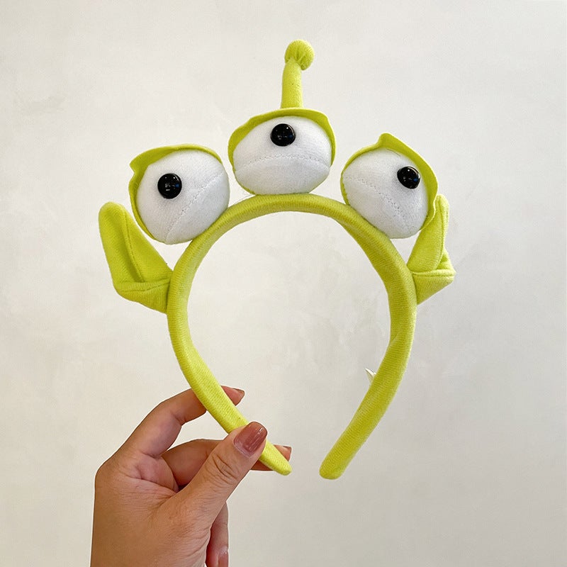 Cute Strawberry Bear Headband for Girls Three-eyed Boy Three-eyed Boy