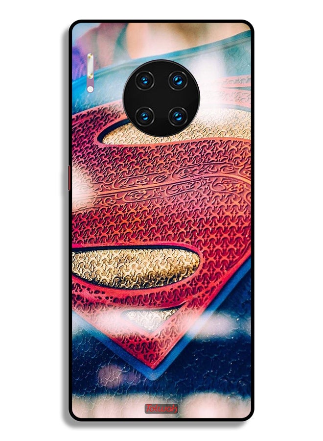 Tolwak Huawei Mate 30 Pro 4G Protective Case Cover Superman Logo - Image 2