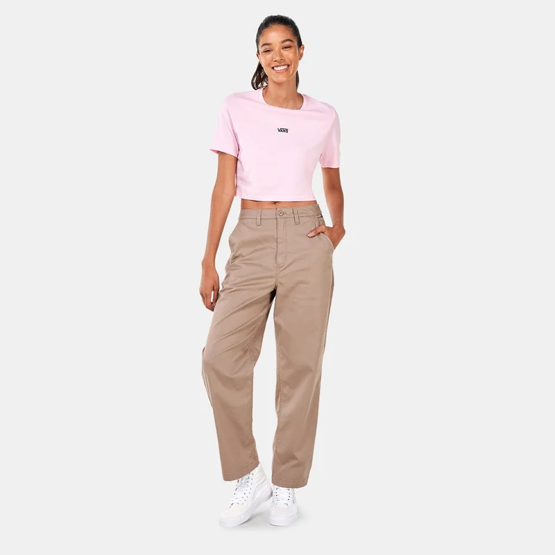 VANS Pink Women's Flying V Crop Top for Women | Best Price UAE