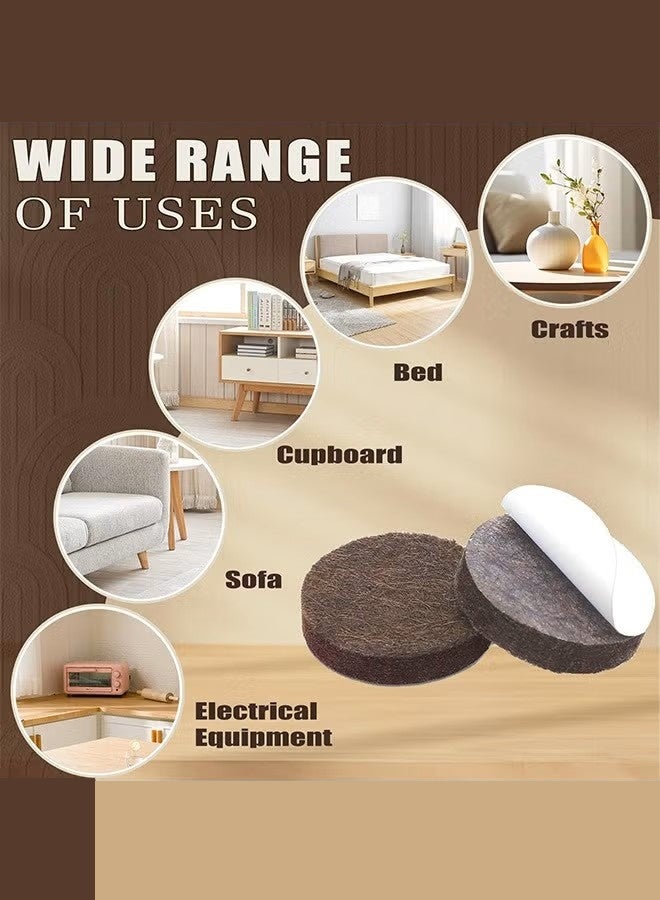 142 Pcs Felt Chair Leg Pads, Chair Leg Floor Protectors, Felt Pads for Chair Legs Furniture - Image 5